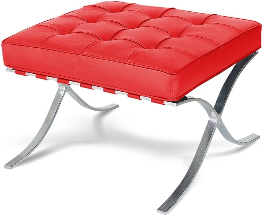 Amazon｜バルセロナチェアのオットマン Bauhaus ミース・ファン・デル